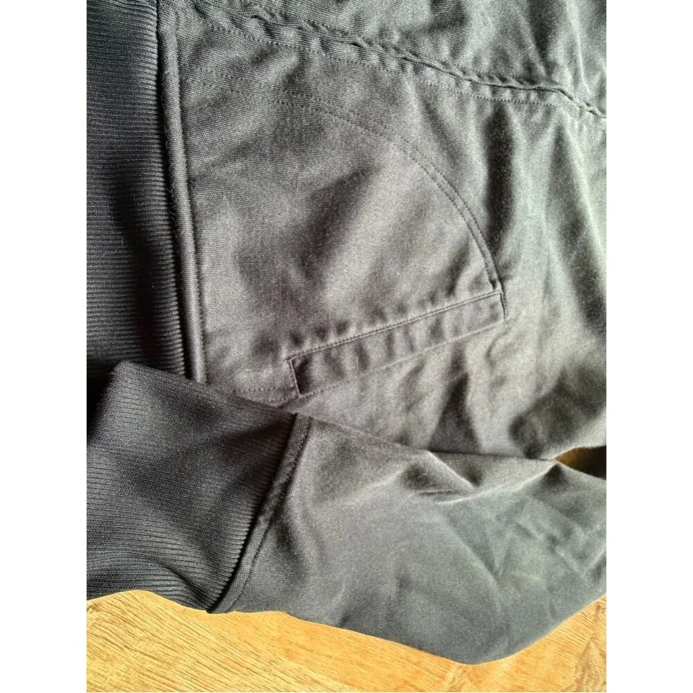 Vintage Lucky Brand Athletic Black Full-Zip Track Jacket